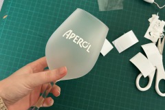 Aperol-Glas-Produktion